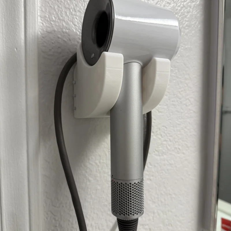 Giá treo máy sấy tóc Dyson gắn tường kèm quản lý dây điện tiện lợi