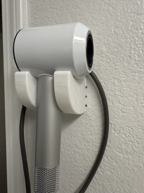 Giá treo máy sấy tóc Dyson gắn tường kèm quản lý dây điện tiện lợi - Image 2