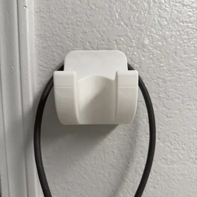Giá treo máy sấy tóc Dyson gắn tường kèm quản lý dây điện tiện lợi