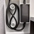 Giá treo máy sấy tóc Dyson gắn tường kèm quản lý dây điện tiện lợi - Thumbnail 6