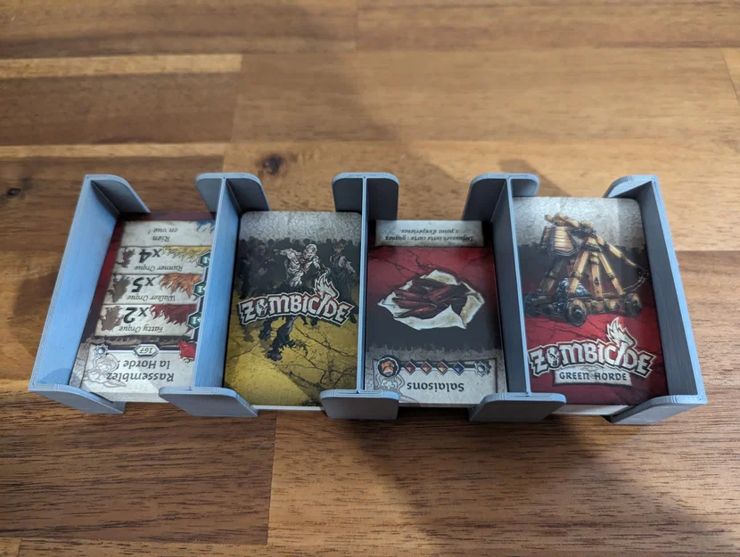 Khay đựng thẻ bài Zombicide 3D - Phụ kiện sắp xếp thẻ chuyên dụng - Image 3