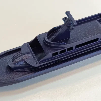 Mô hình du thuyền Boat float in 3D có thể nổi trên mặt nước