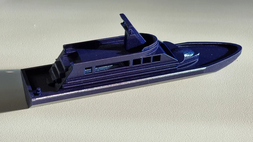 Mô hình du thuyền Boat float in 3D có thể nổi trên mặt nước - Image 3