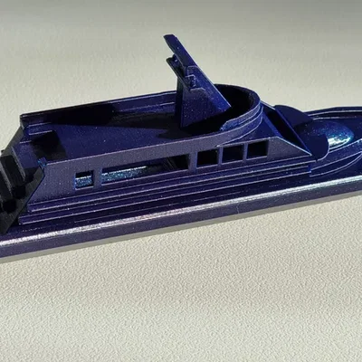 Mô hình du thuyền Boat float in 3D có thể nổi trên mặt nước