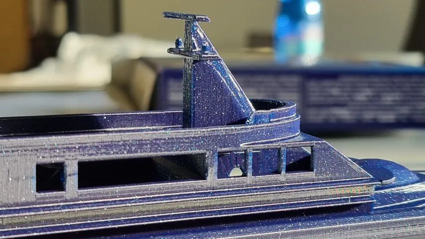 Mô hình du thuyền Boat float in 3D có thể nổi trên mặt nước - Image 4