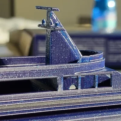 Mô hình du thuyền Boat float in 3D có thể nổi trên mặt nước