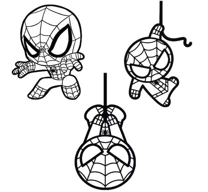 Bộ mô hình in 3D Baby Spiderman siêu đáng yêu cho fan Marvel - Image 1