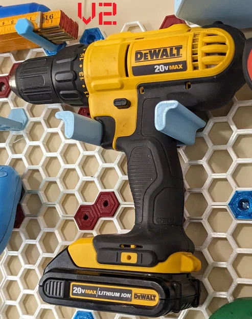 DeWalt DCD771 Honeycomb Storage Wall Mount (HSW) - Giá treo máy khoan - Image 2