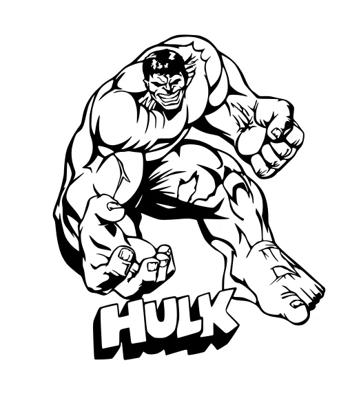 Mẫu tranh treo tường 3D Hulk ấn tượng cho người hâm mộ Marvel - Image 1