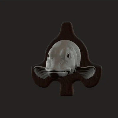 Mô hình đầu cá Pike treo tường trang trí (Pike wallmount trophy)