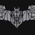 Mô hình trang trí treo tường Logo Batman thiết kế hình học 3D - Thumbnail 1