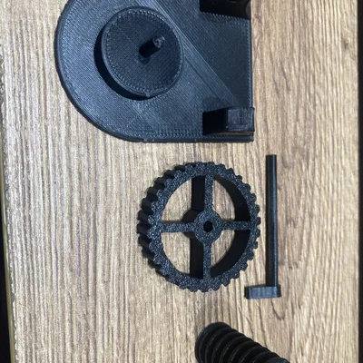 Mô hình cơ cấu bánh vít (Worm Gear) - Học cơ khí qua in 3D