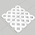 Mô hình gạch lát sân vườn (Grass Stone) dùng cho sa bàn và tiểu cảnh - Thumbnail 3