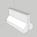 Mô hình rào chắn bê tông (Road Block) cho sa bàn, diorama - Thumbnail 2