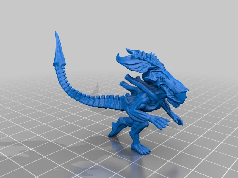 Mô hình Xenomorph Queen (Nữ hoàng Alien) in 3D với 4 tư thế độc đáo - Image 3