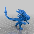 Mô hình Xenomorph Queen (Nữ hoàng Alien) in 3D với 4 tư thế độc đáo - Thumbnail 3