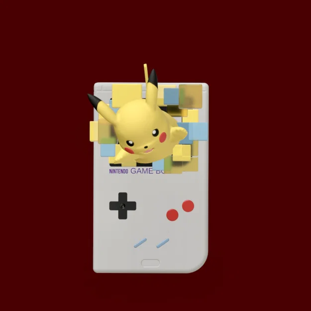 Mô hình trang trí Diorama Game Boy Pikachu độc đáo cho fan Pokemon - Image 6