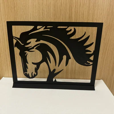 Mô hình đầu ngựa trang trí bàn làm việc cực đẹp