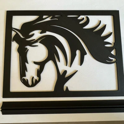 Mô hình đầu ngựa trang trí bàn làm việc cực đẹp