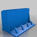 Kệ để ví treo tường kèm móc treo chìa khóa (wallet shelf with key hangers) - Thumbnail 1