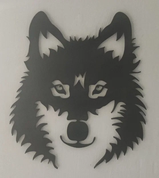 Tranh treo tường 3D hình mặt Sói/Husky đầy phong cách - Image 2
