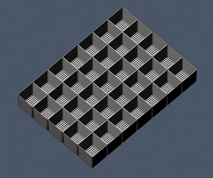 Hệ khay trồng thủy canh xếp chồng (Hydroponic stackable tray planter system) - Image 1