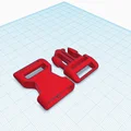 Khóa cài nhựa đa năng Improved buckle fidget in 3D - Thumbnail 2