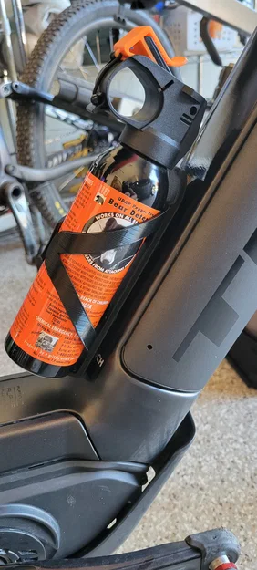 Cage bình MTB thay thế để gắn bear spray (53mm) thay bidon - Image 1