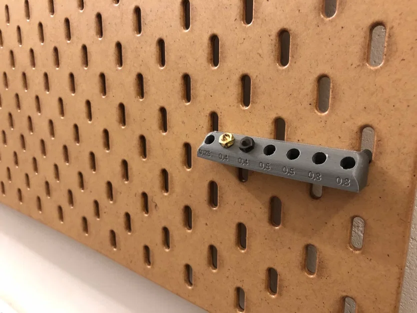 Giá treo nozzle cho pegboard IKEA Skadis - Image 2