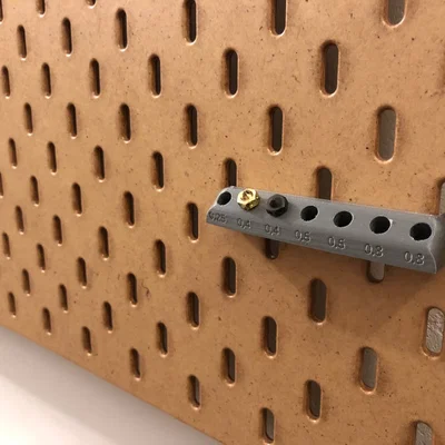 Giá treo nozzle cho pegboard IKEA Skadis