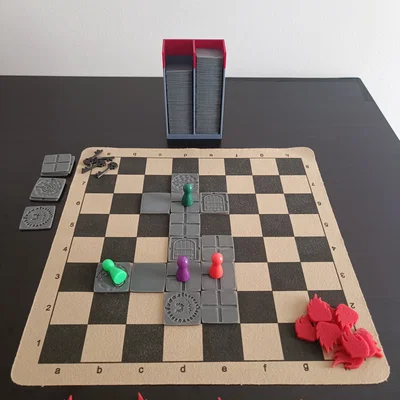 The Night Cage – Bộ mô hình in 3D (tiles, quái, token & tile holder)