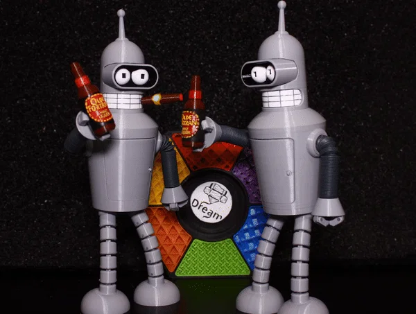Bender Rodriguez – Mô hình 3D lắp ráp khớp linh hoạt - Image 1
