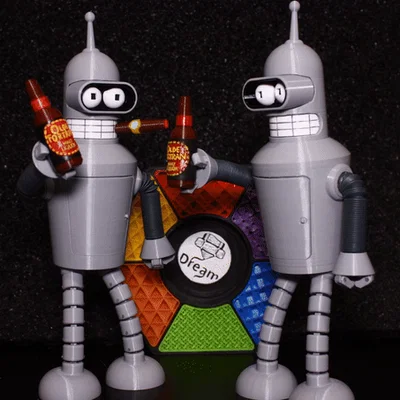 Bender Rodriguez – Mô hình 3D lắp ráp khớp linh hoạt