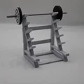 Giá đỡ bút hình giàn tạ độc đáo cho bàn làm việc (Weight Rack Pen Holder) - Thumbnail 1