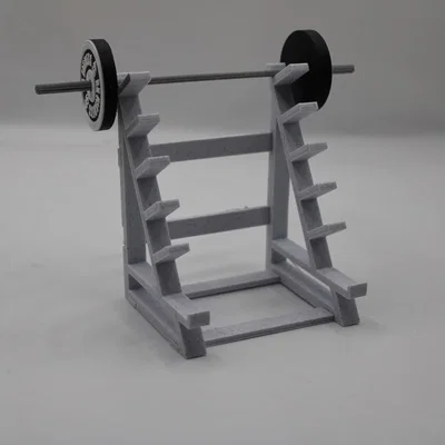 Giá đỡ bút hình giàn tạ độc đáo cho bàn làm việc (Weight Rack Pen Holder)