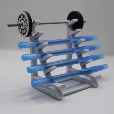 Giá đỡ bút hình giàn tạ độc đáo cho bàn làm việc (Weight Rack Pen Holder)