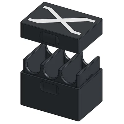 Hộp đựng pin Fujifilm X-Series in 3D tiện lợi và gọn gàng