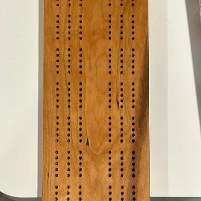 Template khoan lỗ cho bàn Cribbage (Cribbage board drilling template)