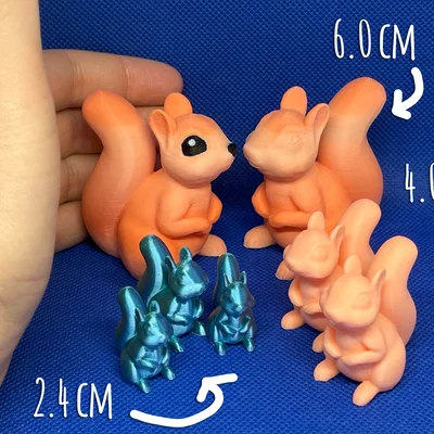 Sóc Mini Dễ Thương (Cute Mini Squirrel)