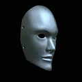 Mô hình in 3D mặt nạ khuôn mặt con người (Human Poker Face Mask) - Thumbnail 6