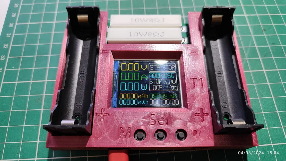 Vỏ hộp 3D cho máy kiểm tra dung lượng pin 18650 (18650 capacity tester) - Image 1