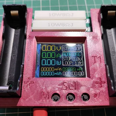 Vỏ hộp 3D cho máy kiểm tra dung lượng pin 18650 (18650 capacity tester)