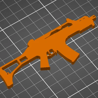 Mô hình súng G36C 3D - Phụ kiện trang trí và móc khóa cá tính