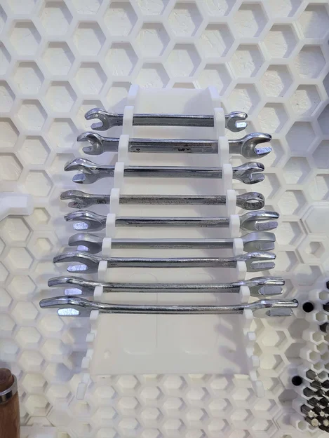Giá treo cờ lê dạng tổ ong (Honeycomb wrench holder) - Image 2