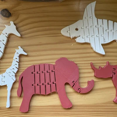 Flexi Animals (Volume 1) – Bộ thú flexi dễ in