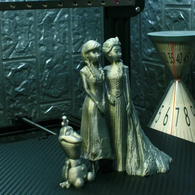 Olaf cùng Anna và Elsa – Set Support Free