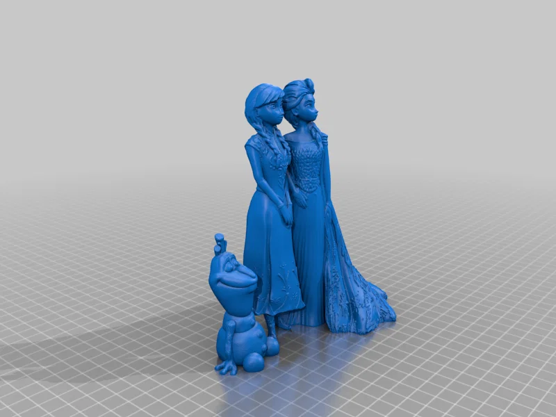 Olaf cùng Anna và Elsa – Set Support Free - Image 12