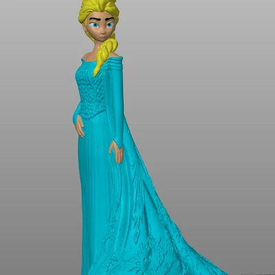 Elsa Frozen Multi Color - Elsa Frozen đa màu (5 màu)