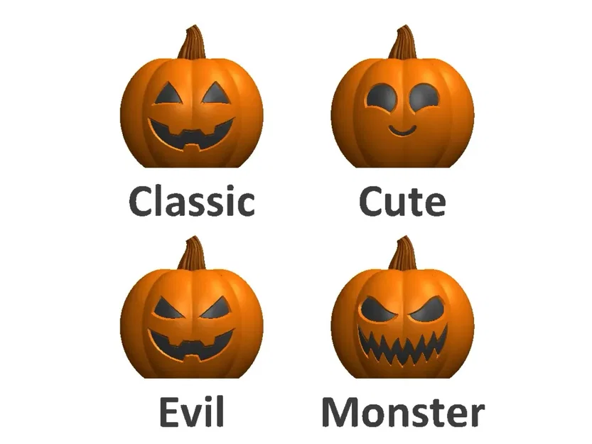 Jack-o'-lantern dạng vase mode - Đèn bí ngô Halloween - Image 2