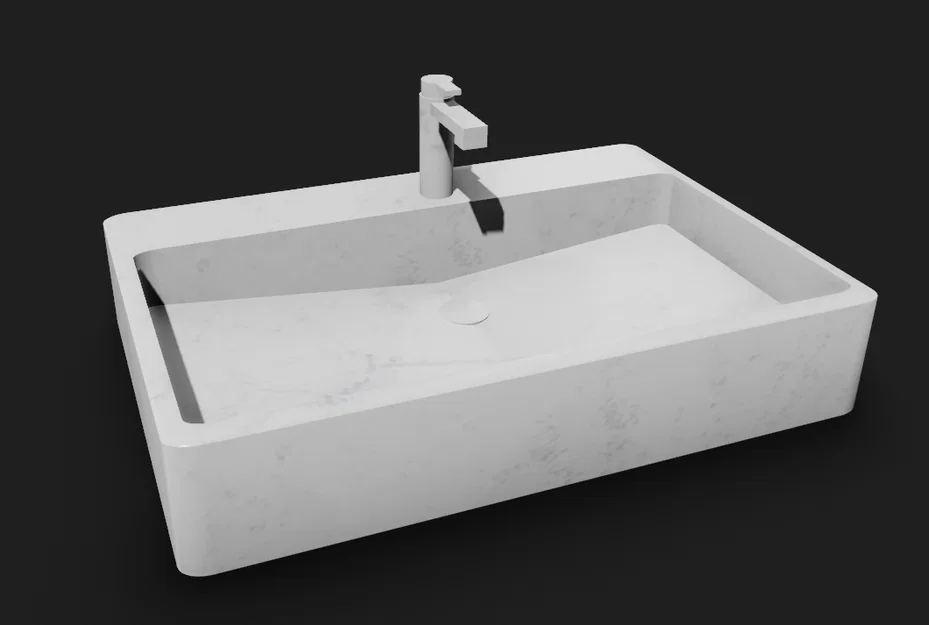Bồn rửa (Sink) mô hình thu nhỏ cho nhà búp bê - Image 1